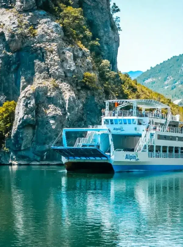 Koman Lake Ferry, Albania